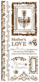 KaiserCraft - Chanteuse Collection - Brown Rubons
