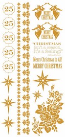 KaiserCraft - December 25th Collection - Gold Foil Rubons