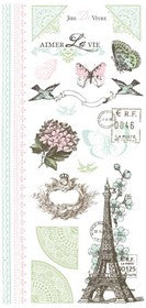 KaiserCraft - Bonjour Collection - Coloured Rubons - RB939