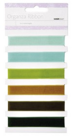 KaiserCraft - Organza Ribbon - Green - 6 Colours