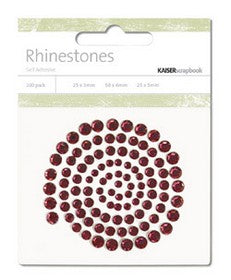 KaiserCraft - Rhinestones - Wine 100pk