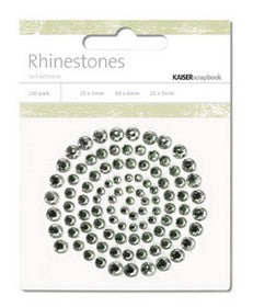 KaiserCraft - Rhinestones - Blue Grey 100pk