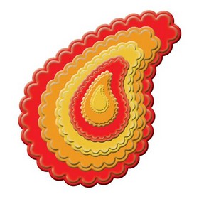 Spellbinders Classic Scalloped Paisley Nestabilities