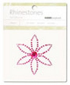 KaiserCraft - Rhinestone Picture - Hot Pink - Petal