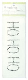KaiserCraft - Rhinestone Words - Ho Ho Ho - Silver