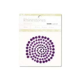 KaiserCraft - Rhinestones - Dark Purple 100pk