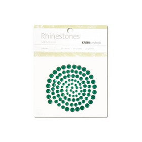KaiserCraft - Rhinestones - Dark Green 100pk