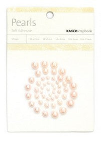 KaiserCraft - Pearls - Blush - 50pk