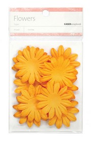 KaiserCraft - Paper Flowers - Orange 5cm 25pk