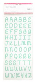 KaiserCraft - Fozz Fontz - Alphabet - Teal
