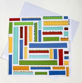 Bella - School Days Collection - School Rules - 12x12" Double Sided Paper