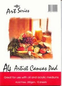 Art Series - A4 Artist Canvas Pad