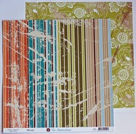 Ruby Rock It - The Summerhouse - Streak - 12x12" Double Sided Paper