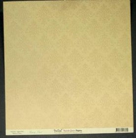 Bella - Sarah-Jane Collection - Fancy That - 12x12" Single Sided Flocked Paper