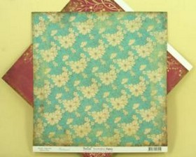 Bella - 12x12" Sarah-Jane Collection - Petticoat - Double Sided Paper