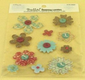 Bella - Blooming Lovelies - Cork and Chipboard Flower Stickers