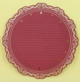Bella - Sarah-Jane Collection - 12x12" Cardstock - Round with Stitching