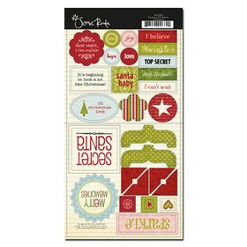 Scenic Route - Roxbury Christmas Chipboard Pieces