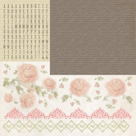 KaiserCraft - Charlotte's Dream Collection - Alpha - Paper 12x12" Sticker Sheet