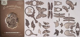 Tattered Angels - Glimmer Chips - Nature - Creme de Cocoa