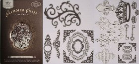 Tattered Angels - Glimmer Chips - Regal - Creme de Chocolat