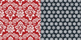 Teresa Collins - Christmas Home Collection - Christmas Damask - 12x12" Double Sided Paper