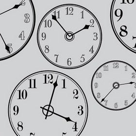 Teresa Collins Designs - Crush - Clocks - 8x8" Transparencies