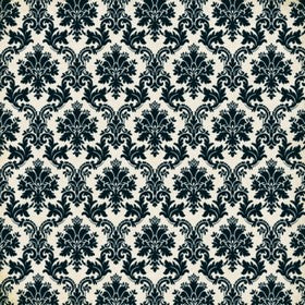 Teresa Collins - Noel Collection - Black Damask  - 12x12" Double Sided Paper - NL1804