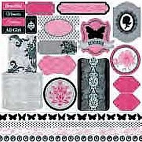 Teresa Collins - Posh Collection - 12x12" Paper - Die Cut