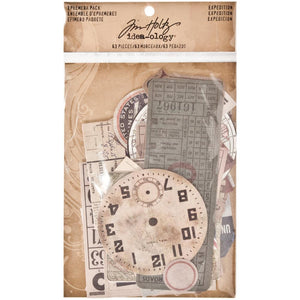 Idea-ology - Tim Holtz - Ephemera Pack - Expedition