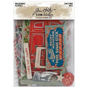 Idea-ology - Tim Holtz - Baseboards - Christmas Noel