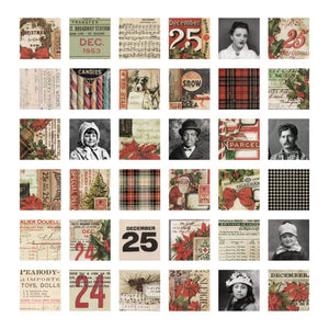 Idea-ology - Tim Holtz - Collage Tiles - Christmas