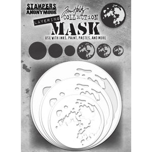 Stampers Anonymous - Tim Holtz - Layering Mask - Moon