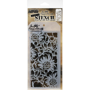 Stampers Anonymous - Tim Holtz - Layering Stencil - Bouquet