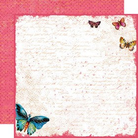 TPC Studios - 12x12" Paper - Boho Blooms - Butterflies