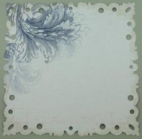 Ruby Rock It - Vintage Beauty Collection - 12x12" Cardstock - Square Die Cut