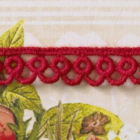Websters Pages - Petite Berry Scallop Trim 1m
