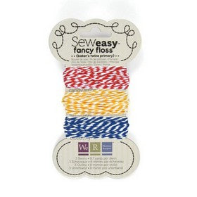 We R Memory Keepers - Sew Easy Floss - Baker's Twine - Primary