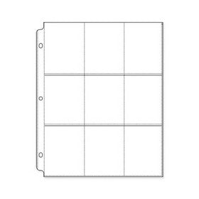 We R Memory Keepers - Photo Sleeves 8.5x11" 3 Ring Albums - 9 - 3.5x2.6" - 10 Sheets