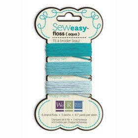 We R Memory Keepers - Sew Easy - Floss - Aqua