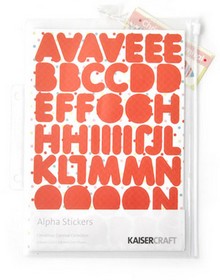 KaiserCraft - Christmas Carnival Collection - Alpha Stickers