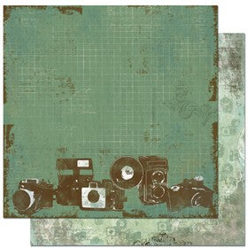 Bo Bunny - Mama-razzi Collection - Flash - 12x12" Double sided Paper - 12MFL761