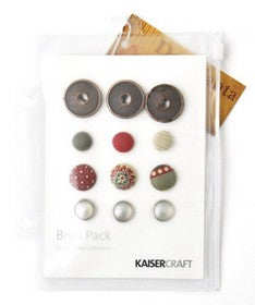 KaiserCraft - Dear Santa Collection - Brads - BD402