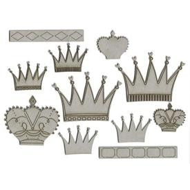 Buzz and Bloom - Chipboard - Yes Your Majesty