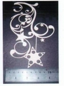 2 Crafty - Xmas Star Spray - Chipboard