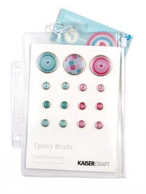KaiserCraft - Child's Play Collection - Epoxy Brads