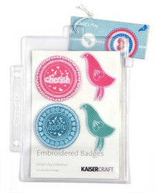 KaiserCraft - Child's Play Collection - Embroidered Badges