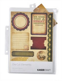 KaiserCraft - Dear Santa Collection - Die Cut Elements - DC302
