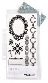 KaiserCraft - Duchess Collection - Black and White Rubons