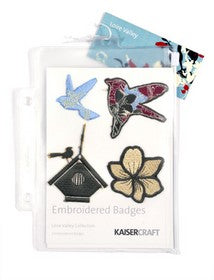 KaiserCraft - Loire Valley Collection - Embroidered Badges